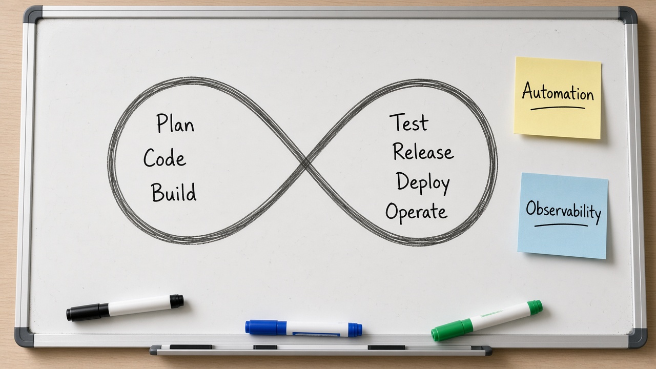 وایتبرد حلقه بینهایت DevOps با برچسب Automation