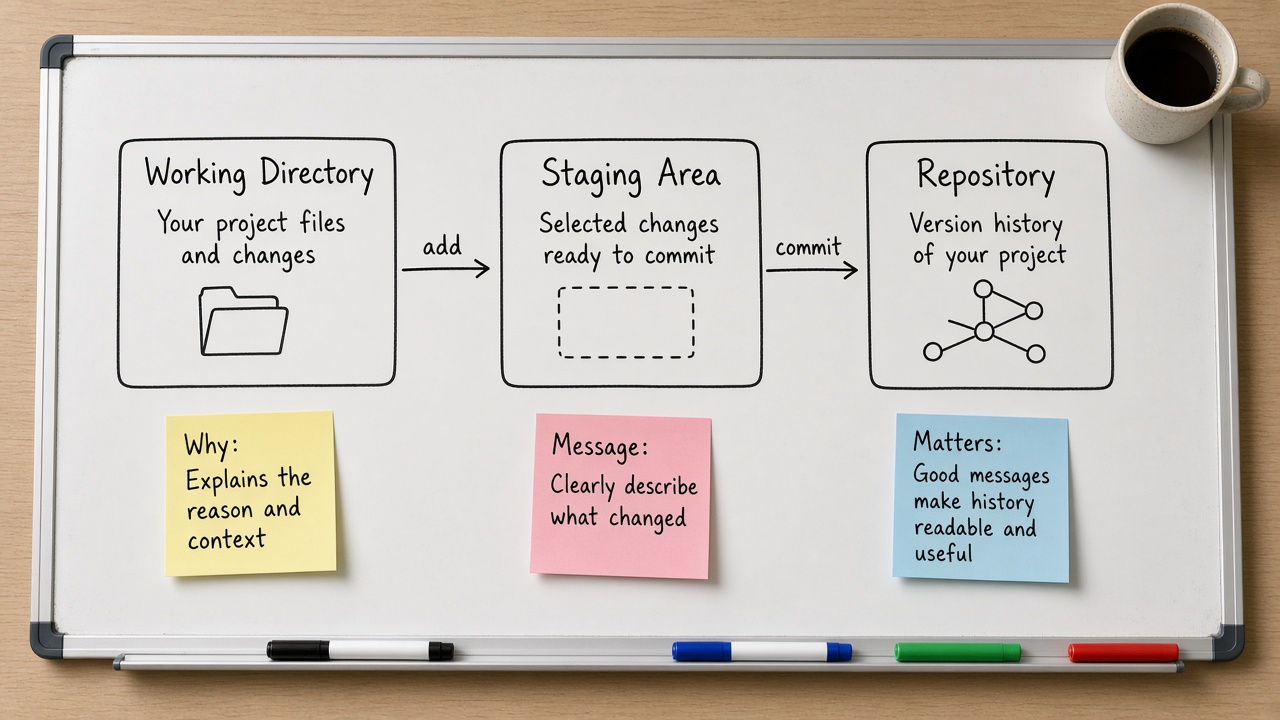 وایتبرد Working Directory Staging Repository