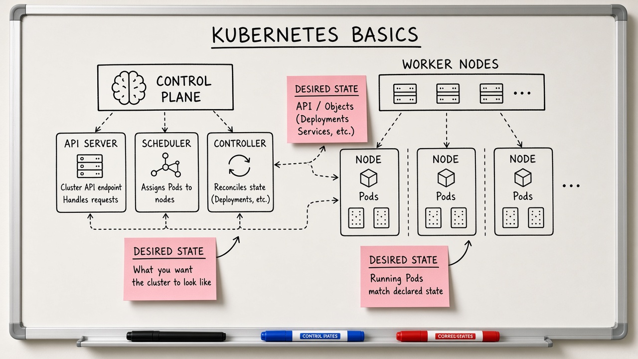 وایت‌برد Kubernetes Basics با Desired State