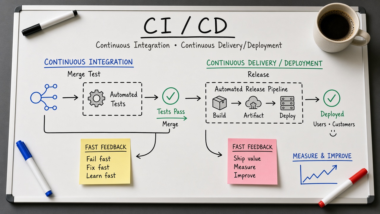 وایت‌برد Continuous Integration و Continuous Delivery با Fast Feedback