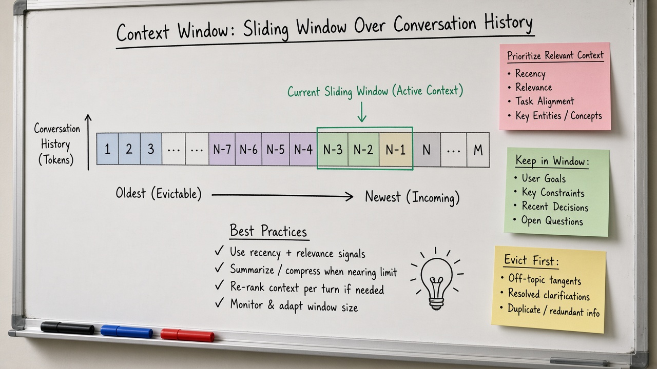 وایت‌برد Context Window با Prioritize Relevant Context