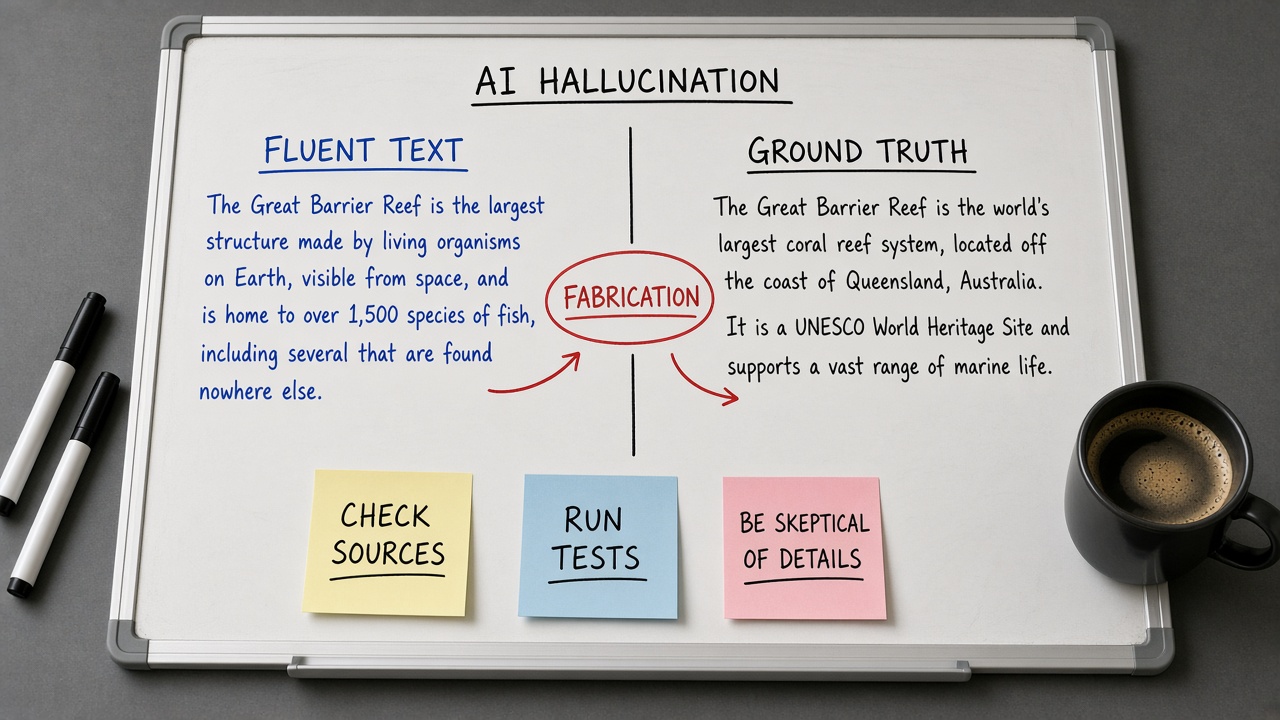 وایت‌برد Fluent Text در برابر Ground Truth با Fabrication