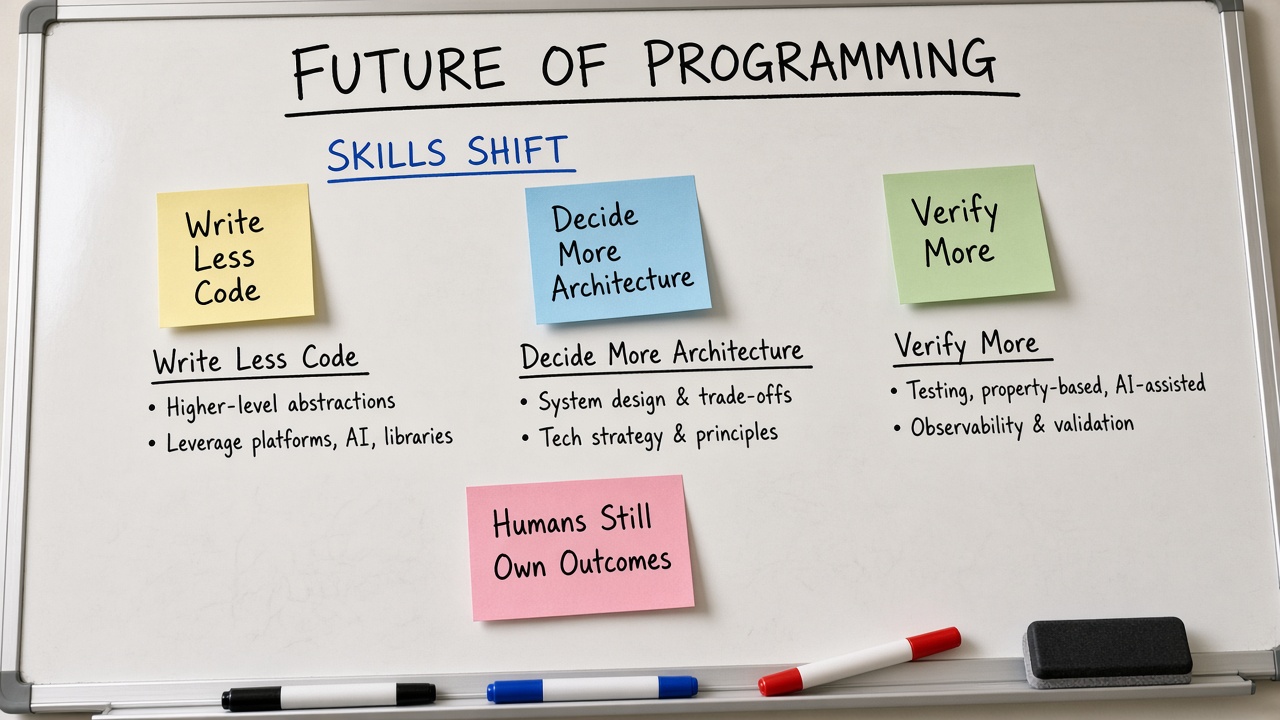 وایت‌برد Skills Shift با Humans Still Own Outcomes